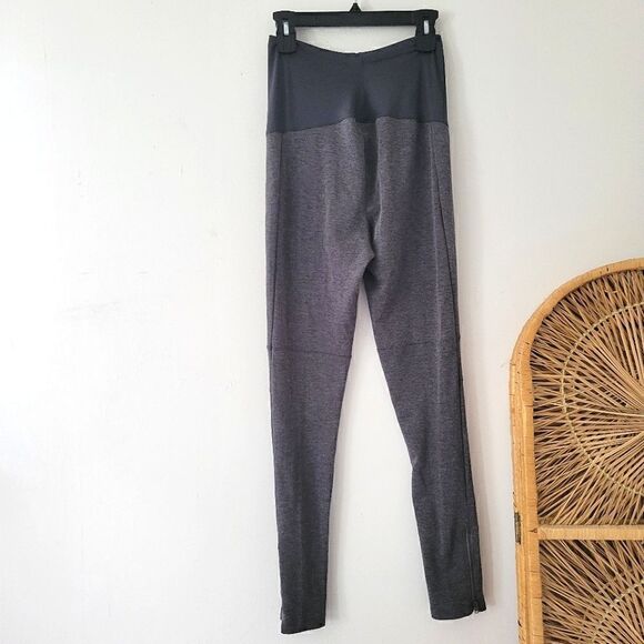 Liz Lange Maternity Leggings Gray Ankle  Zips XS - Picture 5 of 10